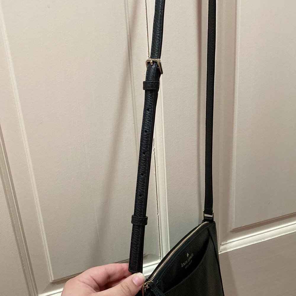 Kate Spade Black Monica Crossbody Purse Bag - Picture 7 of 14